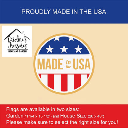 Boxer and Santa Claus Garden Flag